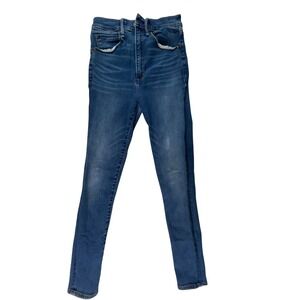 Abercrombie Fitch ultra high rise super skinny‎ blue jeans size 26 - 2R